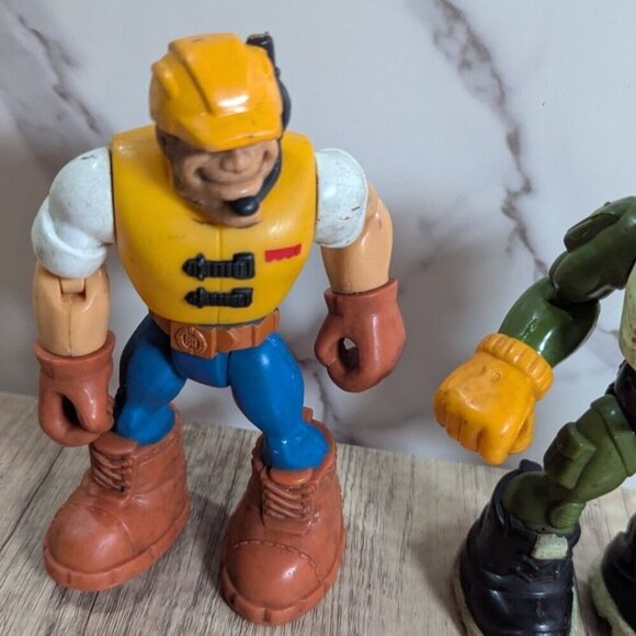 vtg Fisher Price Action Figures set Jack Hammer Rocky Canyon Mountain Hero6" - Picture 9 of 11